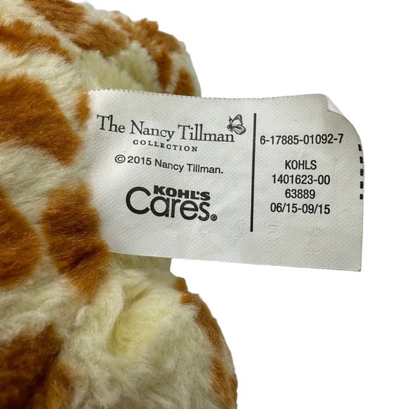 Kohl's Care The Nancy Tillman Collection Giraffe Brown Stuffed Animal Plush Toy - Picture 7 of 10